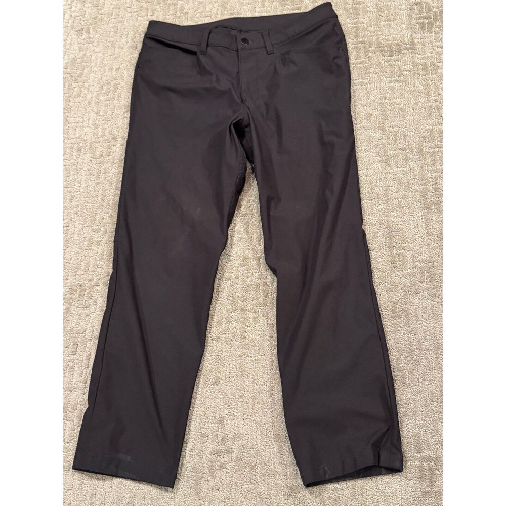 Lululemon‎ Pants Mens 32 Black ABC Slim Fit 5 Pocket Trousers (V)